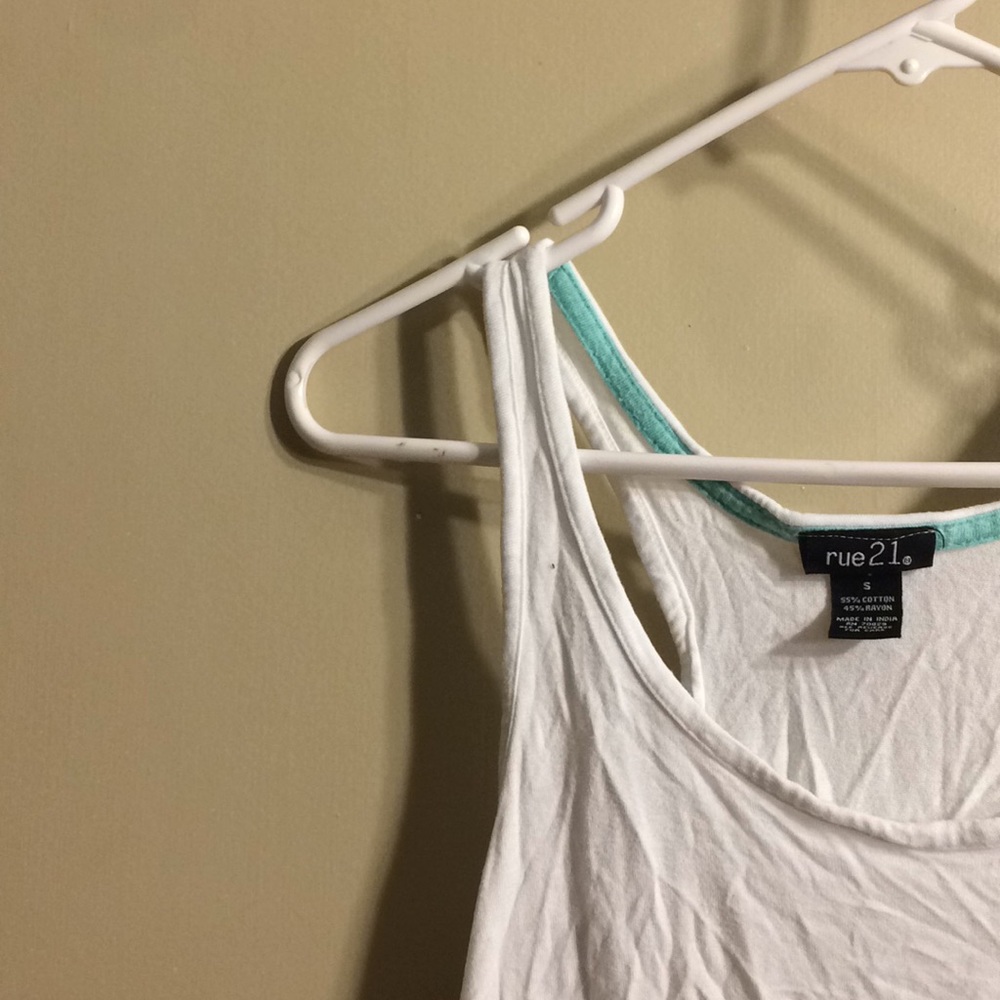 White tank top
